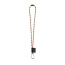 SET Lanyard TUBE Long (Ø 7 mm) con moschettone a D da 55 mm e chiusura di sicurezza da Ø 7 mm
