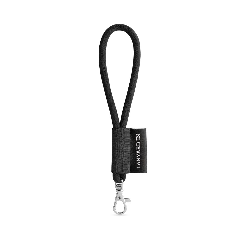 SET Lanyard TUBE Short (Ø 7 mm) con moschettone a leva da 9 mm
