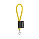 SET Lanyard TUBE Short (Ø 7 mm) con moschettone a leva da 9 mm