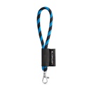 SET Lanyard TUBE Short (Ø 7 mm) con moschettone a leva da 9 mm