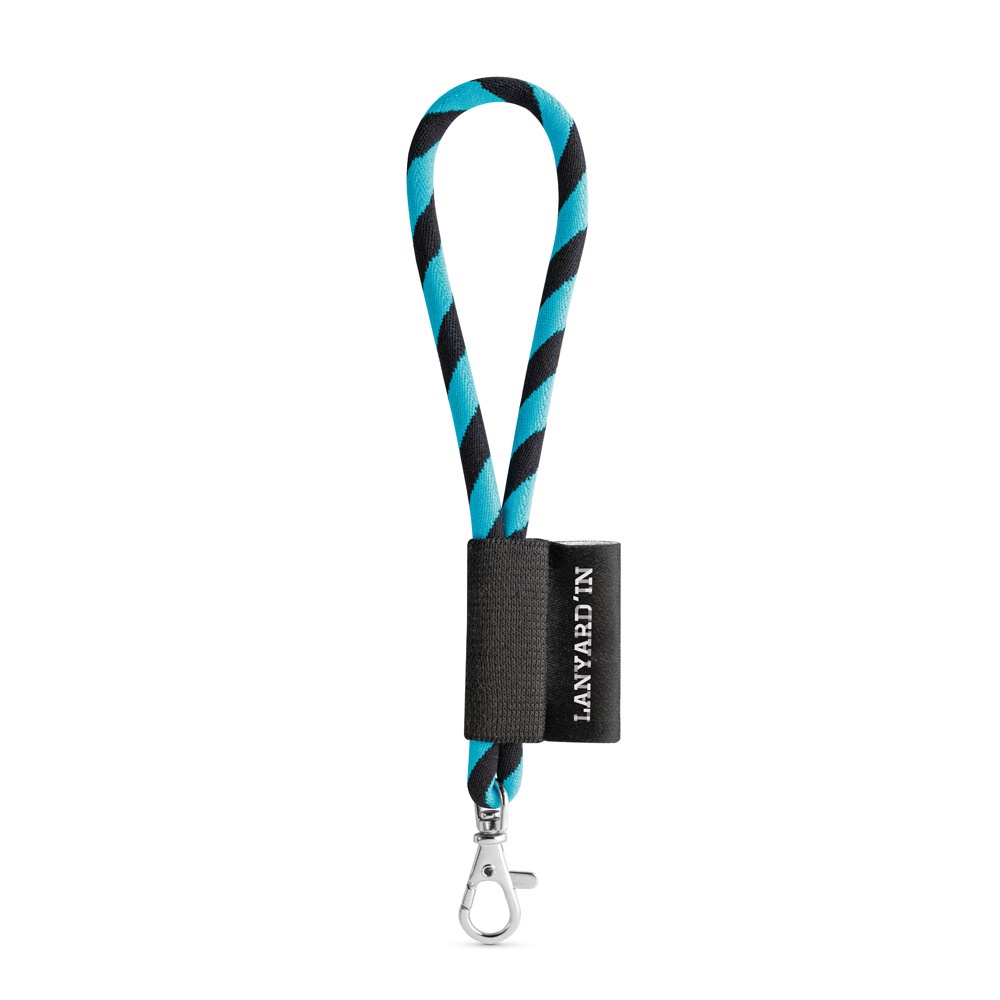 SET Lanyard TUBE Short (Ø 7 mm) con moschettone a leva da 9 mm