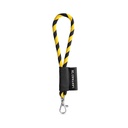 SET Lanyard TUBE Short (Ø 7 mm) con moschettone a leva da 9 mm
