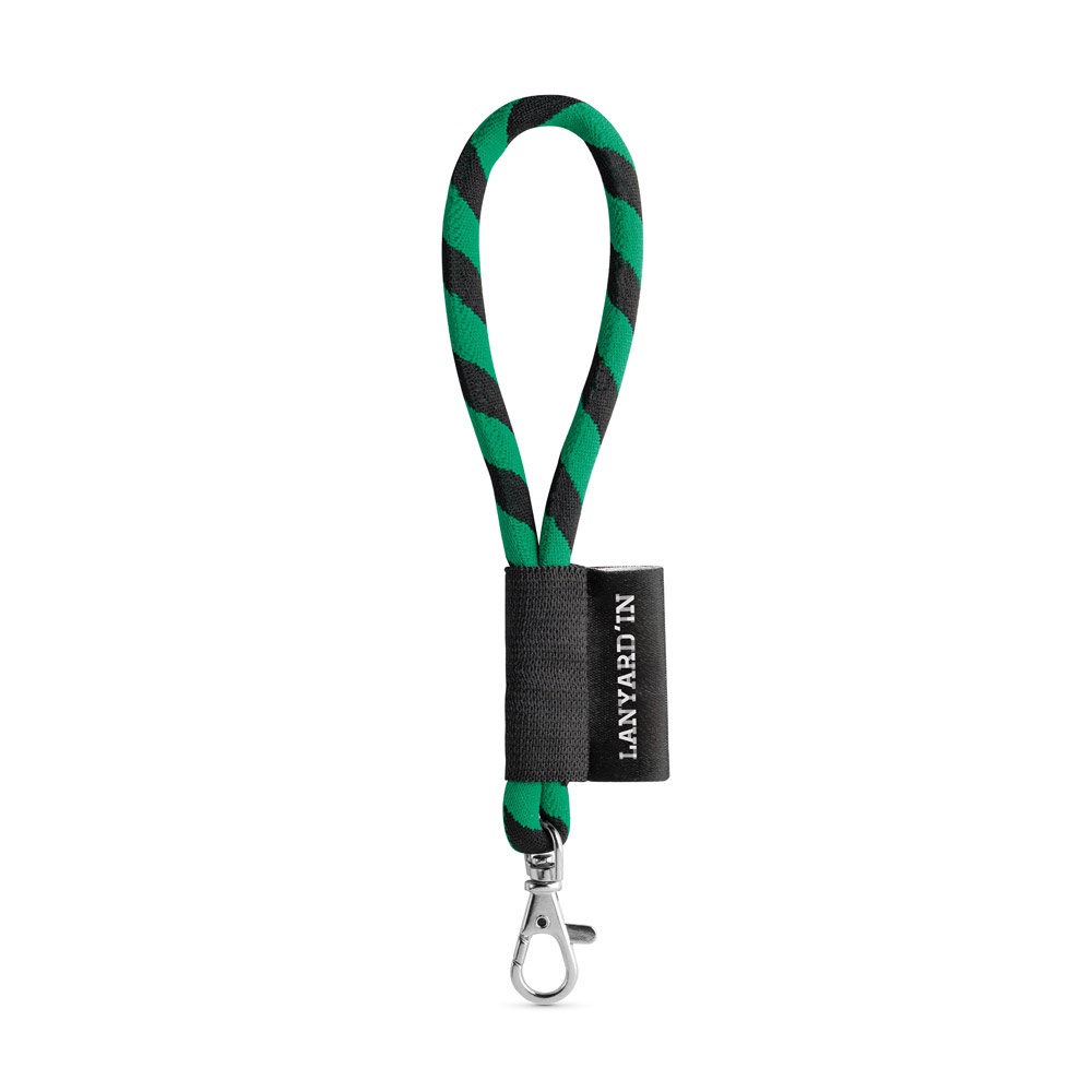 SET Lanyard TUBE Short (Ø 7 mm) con moschettone a leva da 9 mm