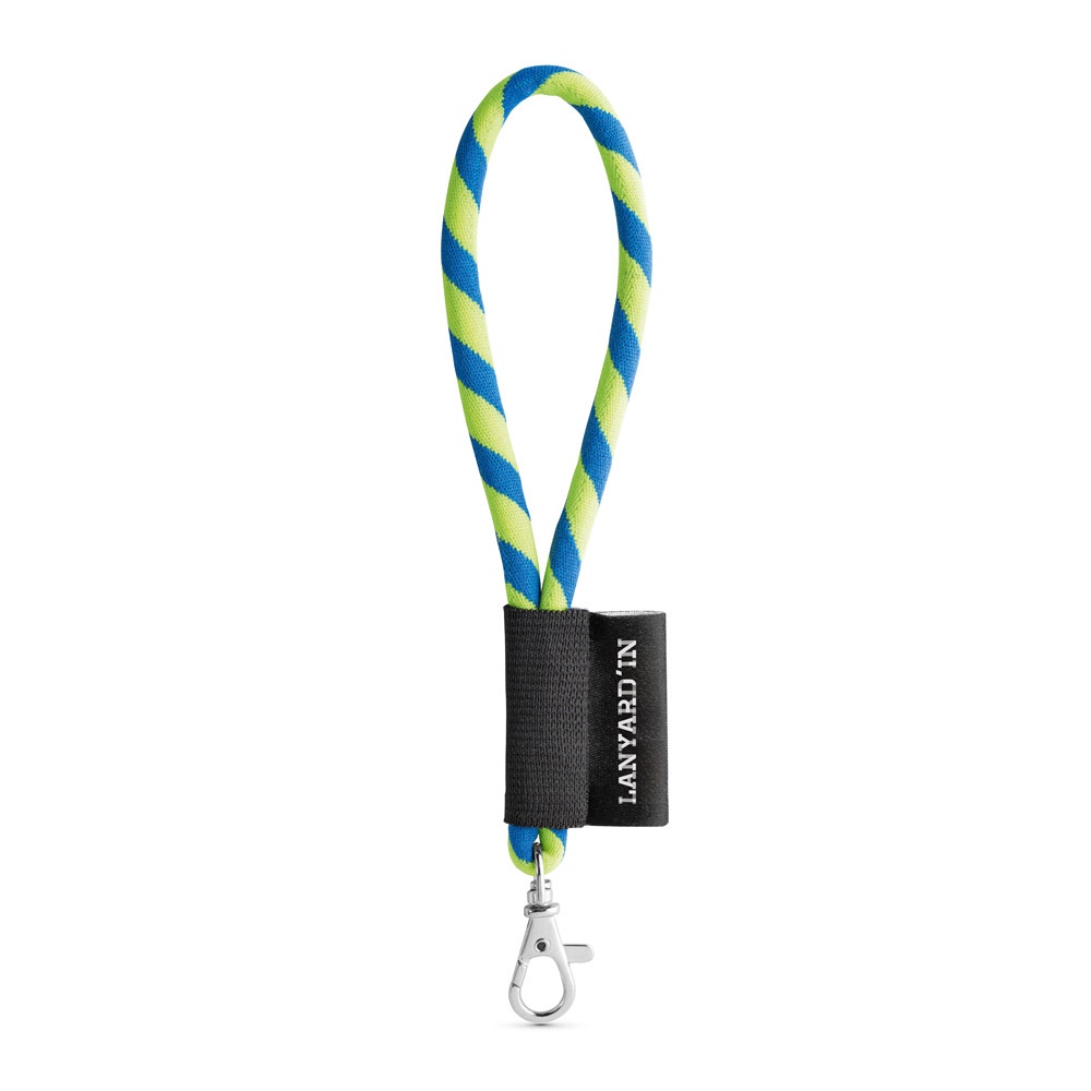 SET Lanyard TUBE Short (Ø 7 mm) con moschettone a leva da 9 mm