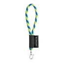 SET Lanyard TUBE Short (Ø 7 mm) con moschettone a leva da 9 mm