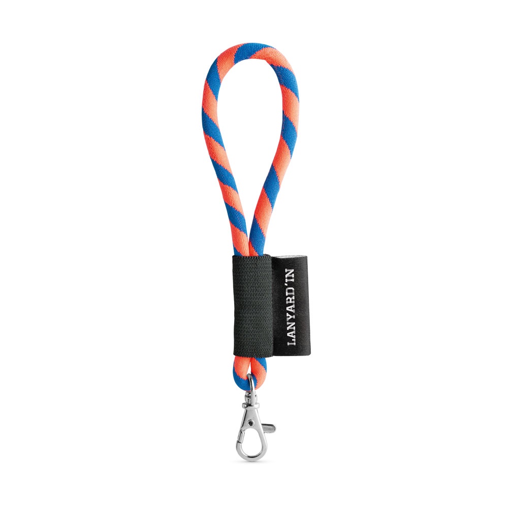 SET Lanyard TUBE Short (Ø 7 mm) con moschettone a leva da 9 mm