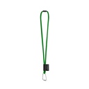 SET Lanyard TUBE Long (Ø 7 mm) con moschettone a D da 55 mm e chiusura di sicurezza da Ø 7 mm