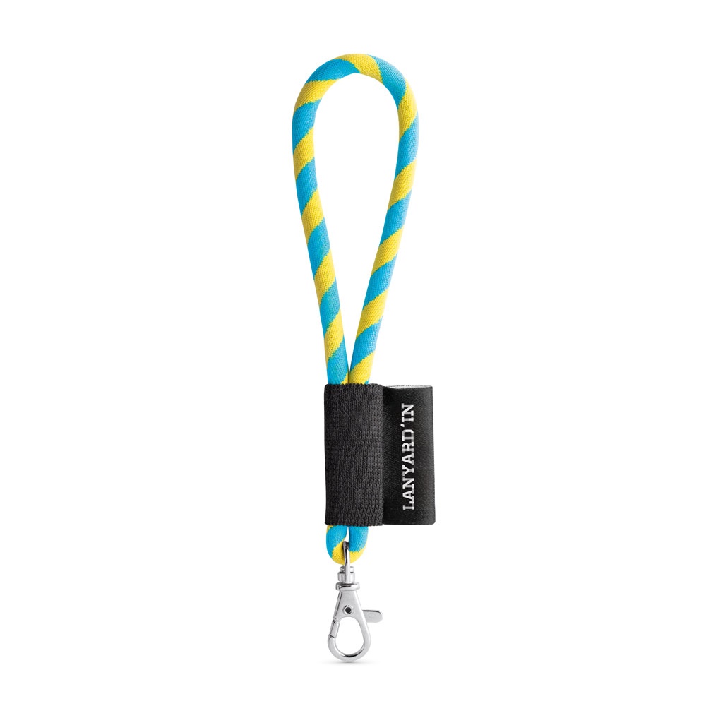 SET Lanyard TUBE Short (Ø 7 mm) con moschettone a leva da 9 mm