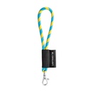 SET Lanyard TUBE Short (Ø 7 mm) con moschettone a leva da 9 mm