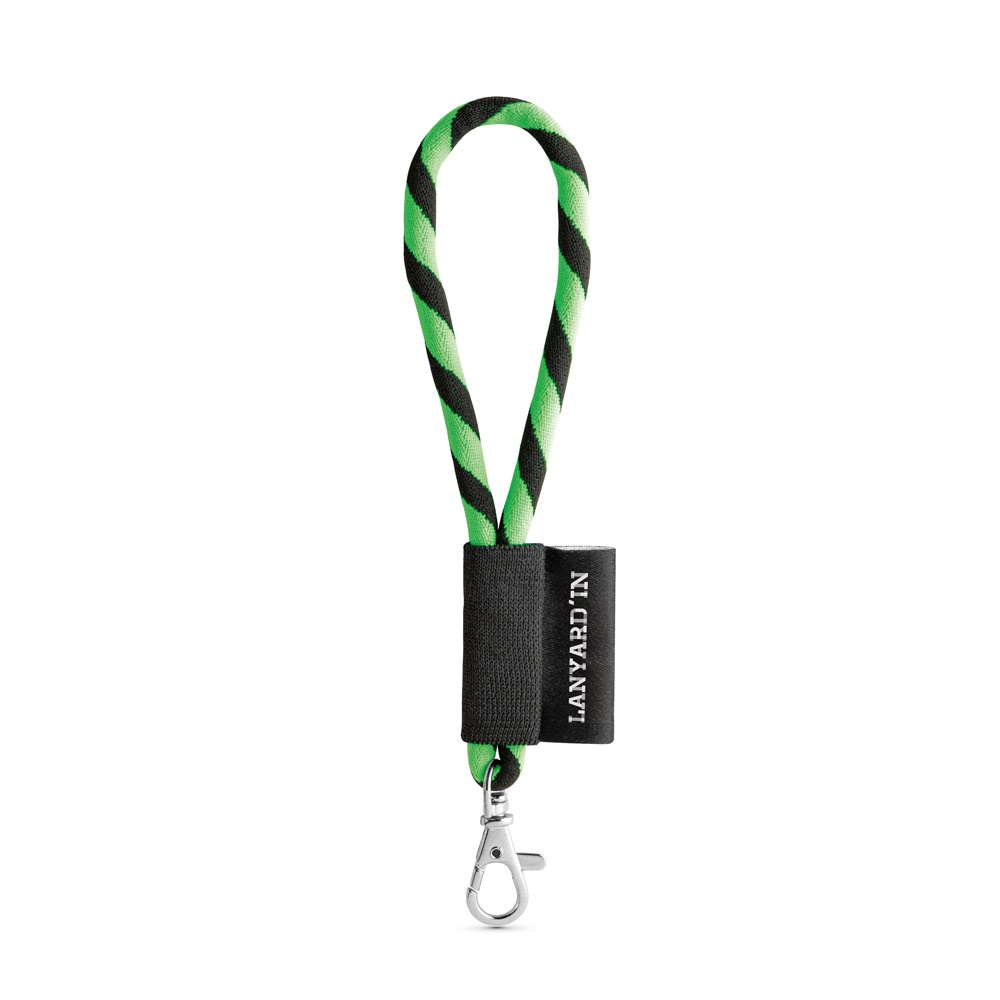 SET Lanyard TUBE Short (Ø 7 mm) con moschettone a leva da 9 mm