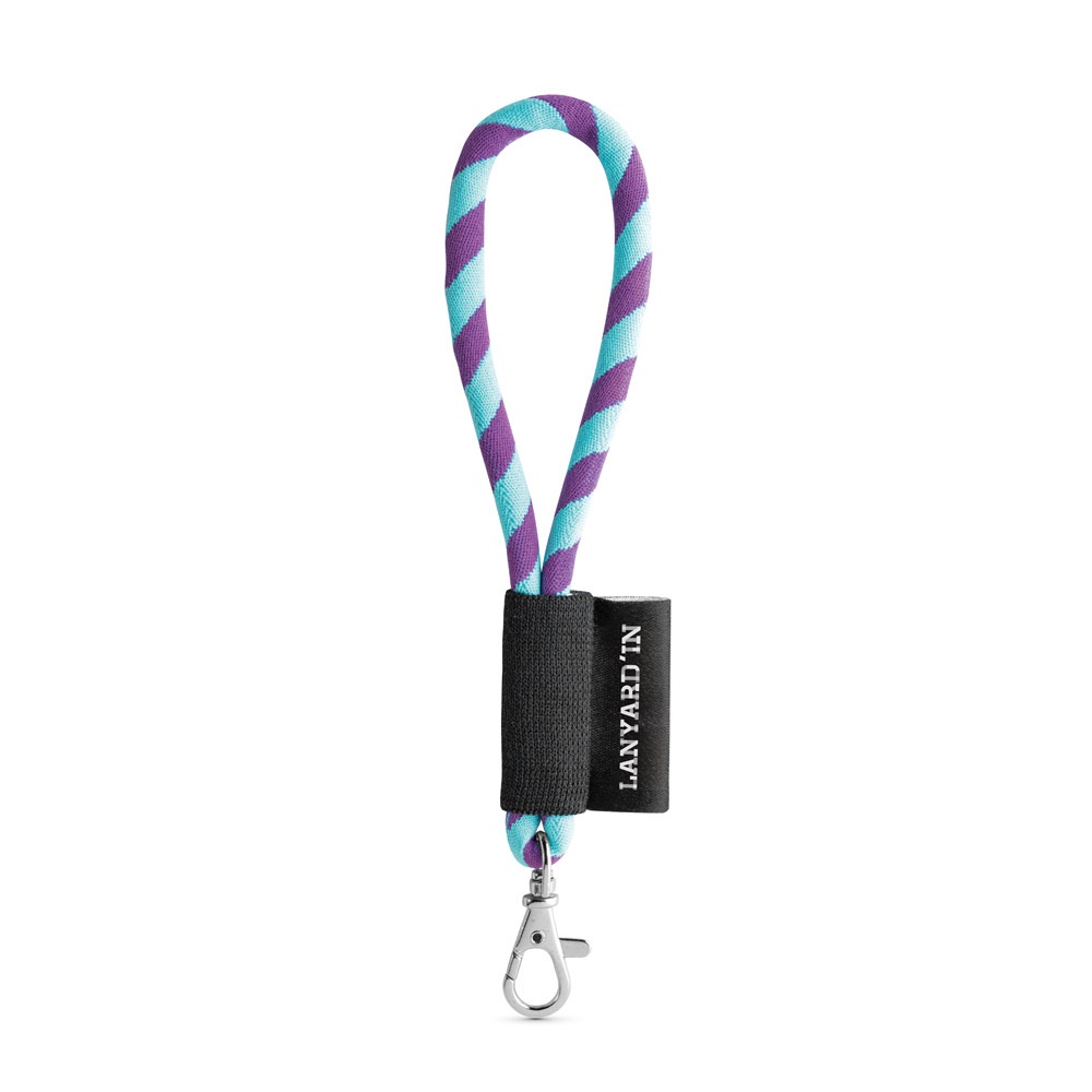 SET Lanyard TUBE Short (Ø 7 mm) con moschettone a leva da 9 mm