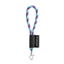 SET Lanyard TUBE Short (Ø 7 mm) con moschettone a leva da 9 mm