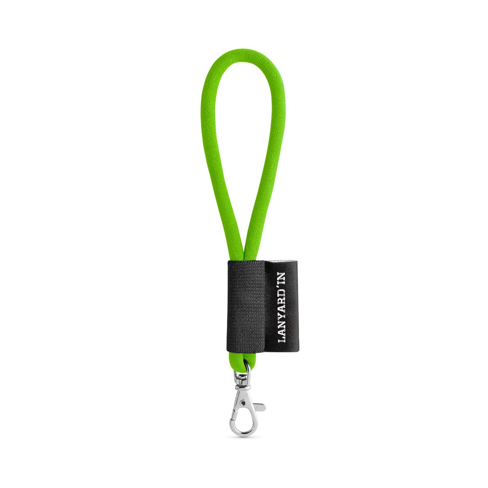 SET Lanyard TUBE Short (Ø 7 mm) con moschettone a leva da 9 mm