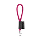 SET Lanyard TUBE Short (Ø 7 mm) con moschettone a leva da 9 mm