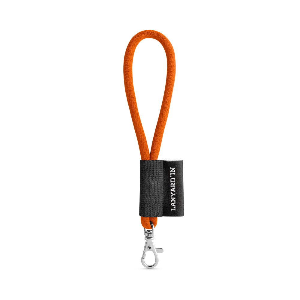 SET Lanyard TUBE Short (Ø 7 mm) con moschettone a leva da 9 mm