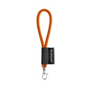 SET Lanyard TUBE Short (Ø 7 mm) con moschettone a leva da 9 mm