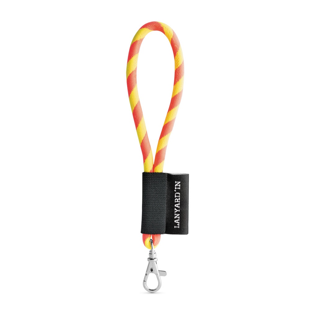 SET Lanyard TUBE Short (Ø 7 mm) con moschettone a leva da 9 mm