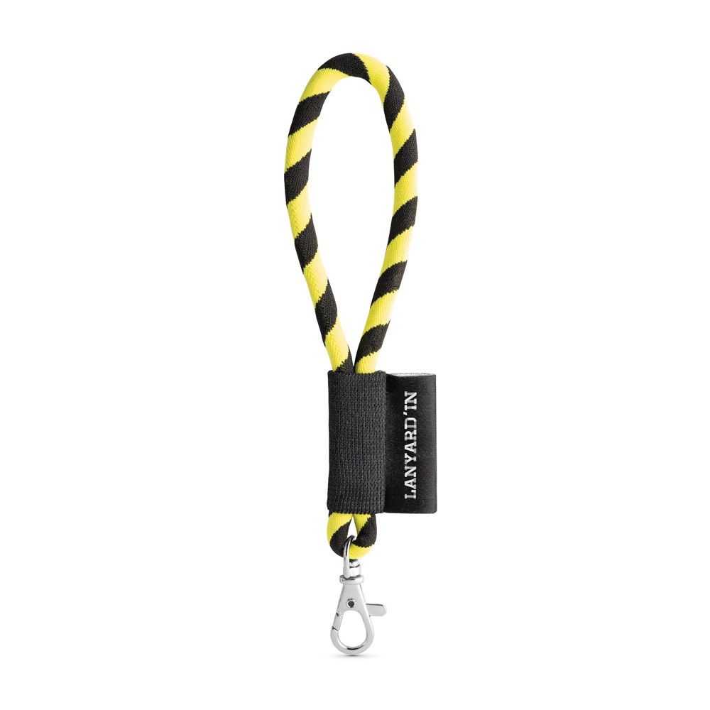 SET Lanyard TUBE Short (Ø 7 mm) con moschettone a leva da 9 mm