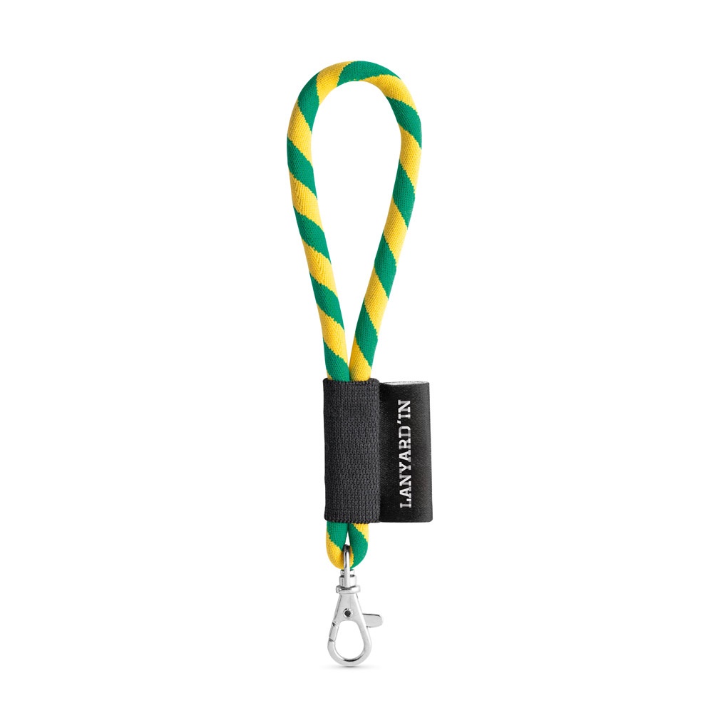 SET Lanyard TUBE Short (Ø 7 mm) con moschettone a leva da 9 mm