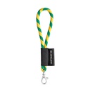 SET Lanyard TUBE Short (Ø 7 mm) con moschettone a leva da 9 mm