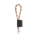 SET Lanyard TUBE Short (Ø 7 mm) con moschettone a leva da 9 mm