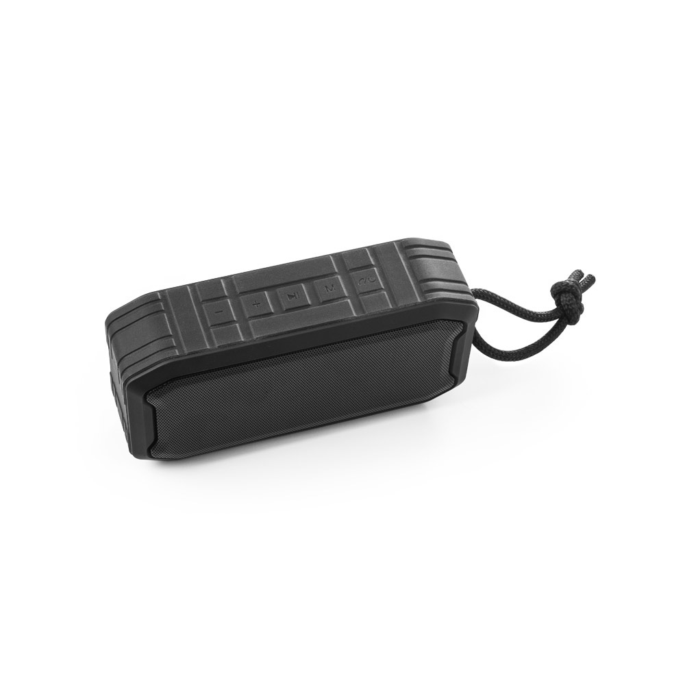 SHEERAN. Altoparlante portatile da 10W con grado di protezione IPX7 e durata della batteria di 9 ore su ABS riciclato