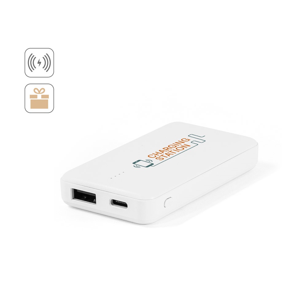 SHERYL. Power bank 4'000 mAh in ABS riciclato (100% rABS)