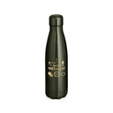 SHOW METALLIC. Borraccia in acciaio inox con finitura metallica opaca 510 mL