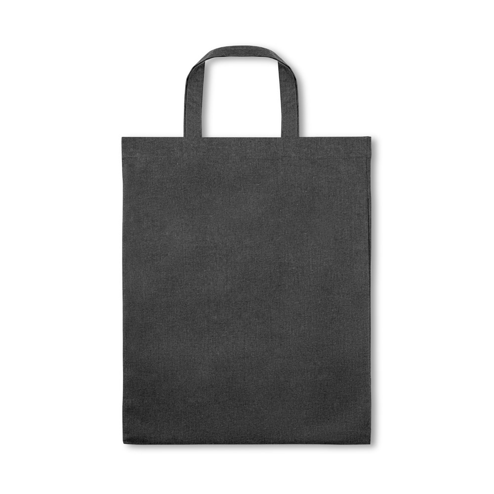 SIENA. Borsa pieghevole in cotone (50%), cotone riciclato (30%) e poliestere (20% rPET) (140 g/m²)