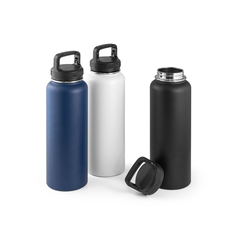 SINNER. Borraccia in acciaio inox riciclato al 90% con grande capacità fino a 1200 mL