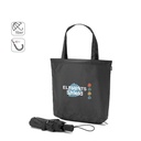 SKYLAR. Ombrello 2 in 1 con borsa per la spesa in poliestere riciclato inclusa