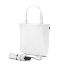 SKYLAR. Ombrello 2 in 1 con borsa per la spesa in poliestere riciclato inclusa