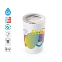 SLIDER. Bicchiere da viaggio in acciaio inox 380 mL