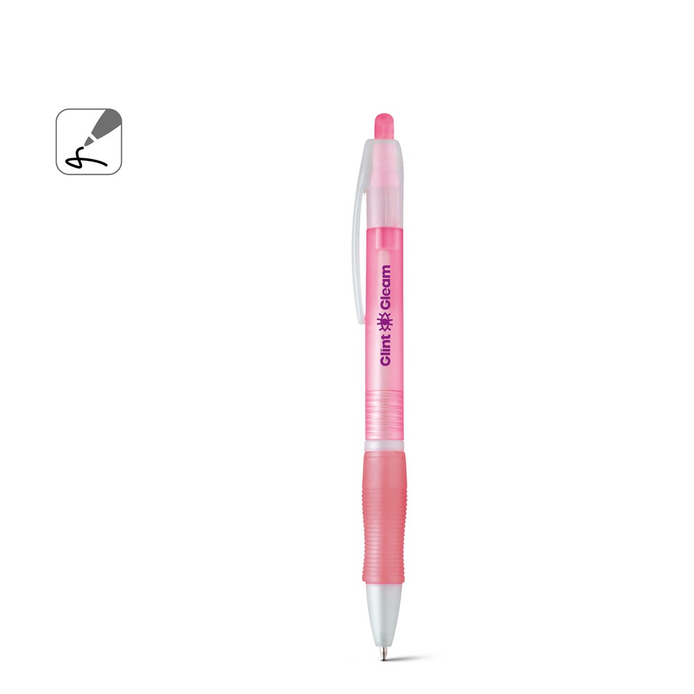 SLIM BK. Penna a sfera in ABS con finitura antiscivolo