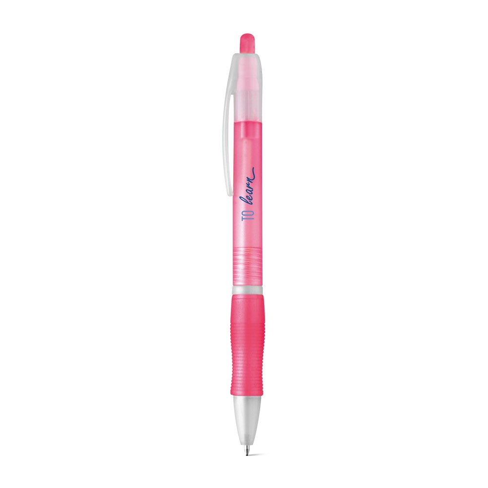 SLIM. Penna a sfera in ABS con finitura antiscivolo e clip