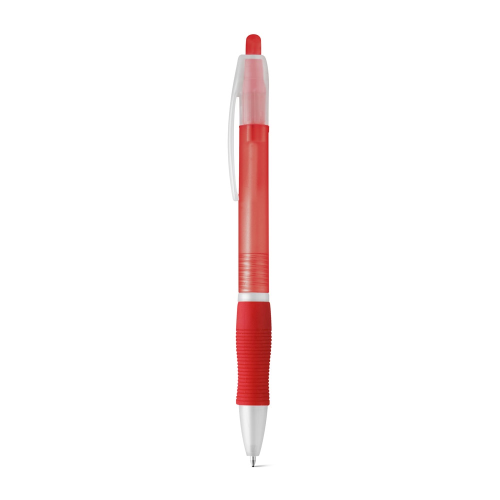 SLIM. Penna a sfera in ABS con finitura antiscivolo e clip