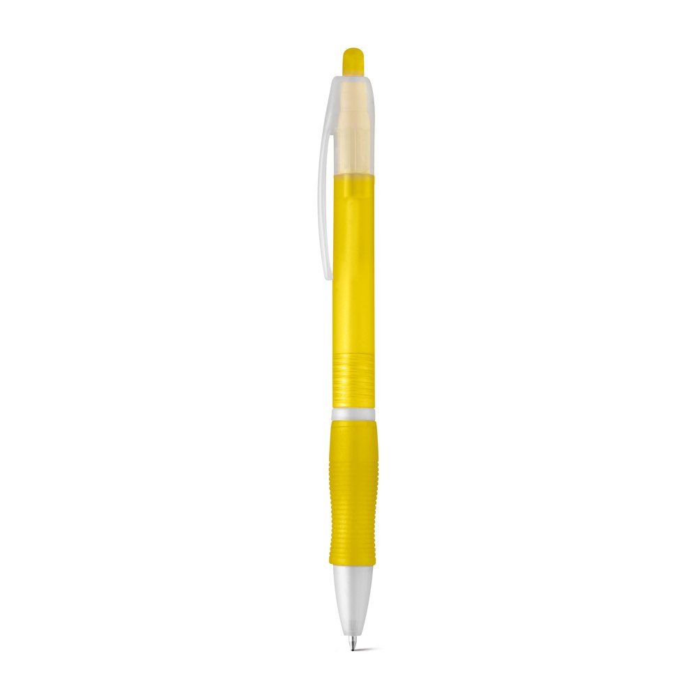 SLIM. Penna a sfera in ABS con finitura antiscivolo e clip