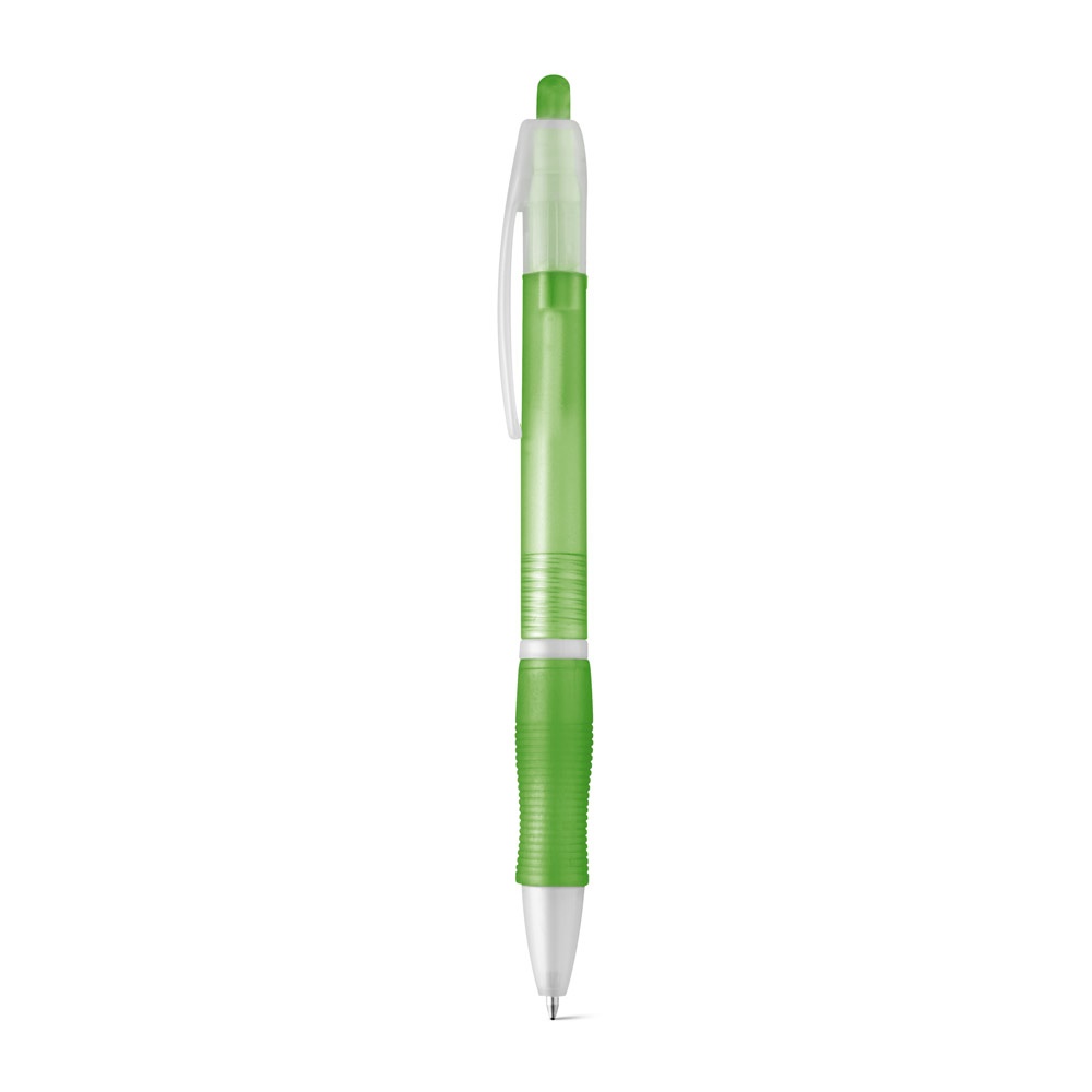 SLIM. Penna a sfera in ABS con finitura antiscivolo e clip