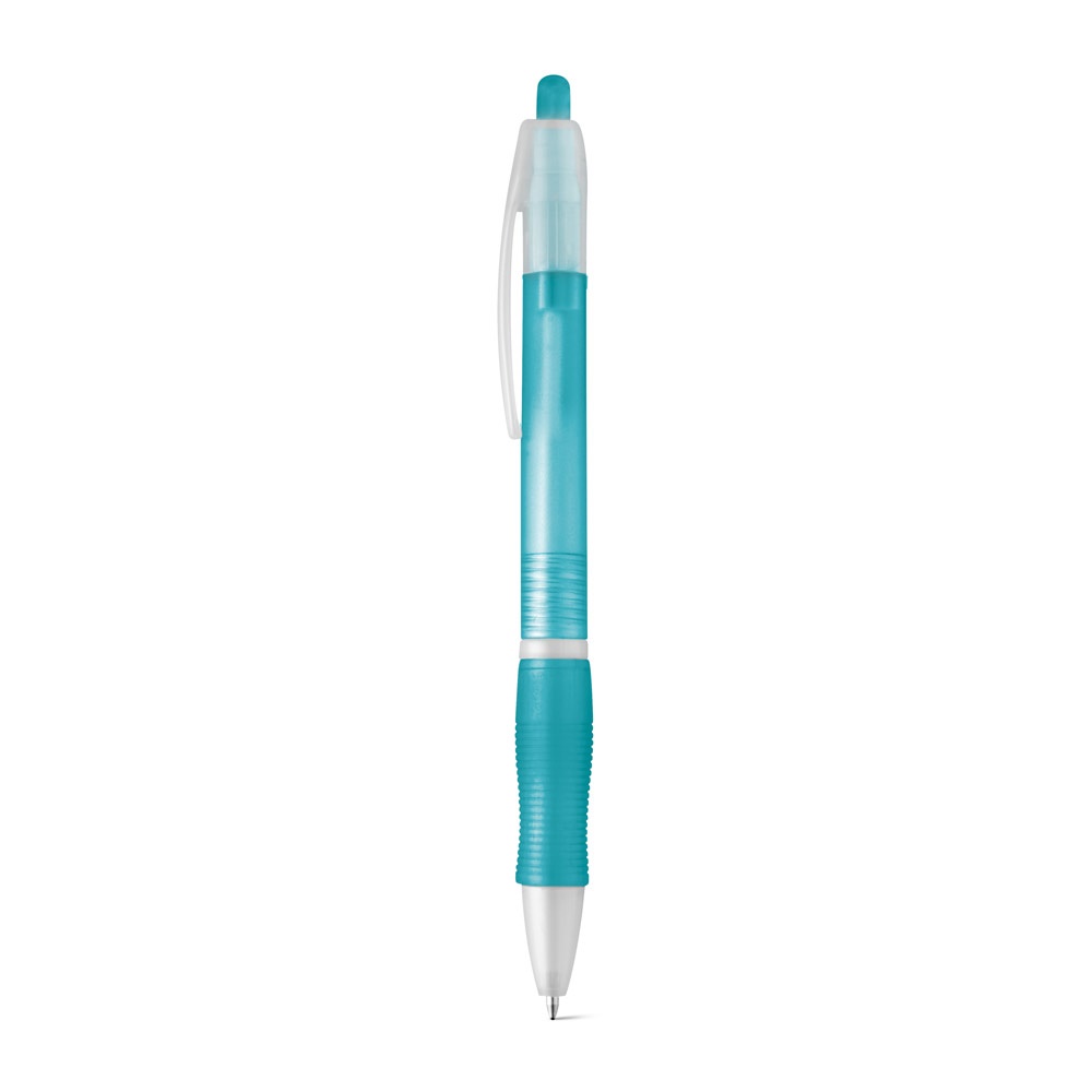SLIM. Penna a sfera in ABS con finitura antiscivolo e clip