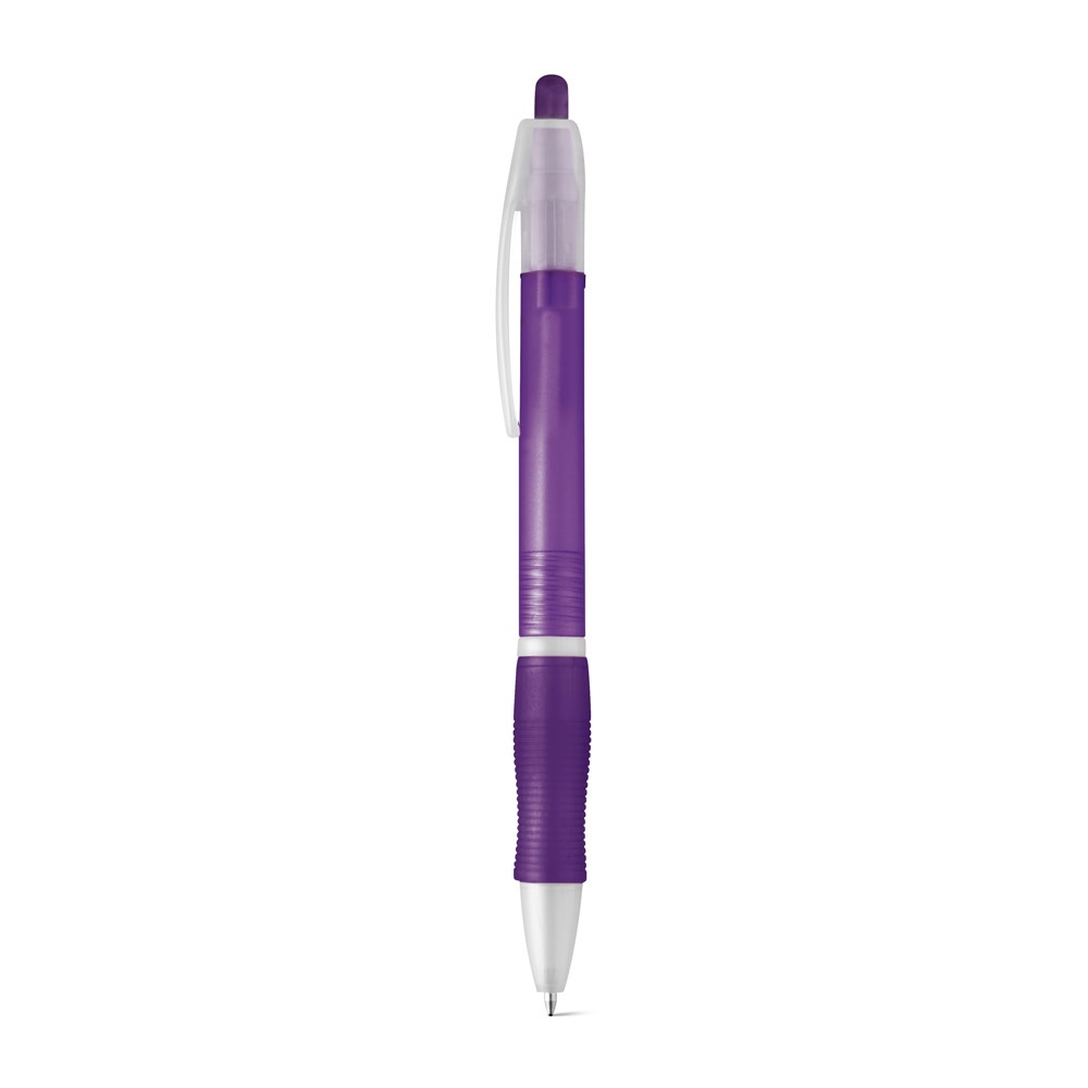 SLIM. Penna a sfera in ABS con finitura antiscivolo e clip