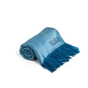 SMOOTH. Coperta 100% acrilico con nastro e cartoncino personalizzabile (270 g/m²)