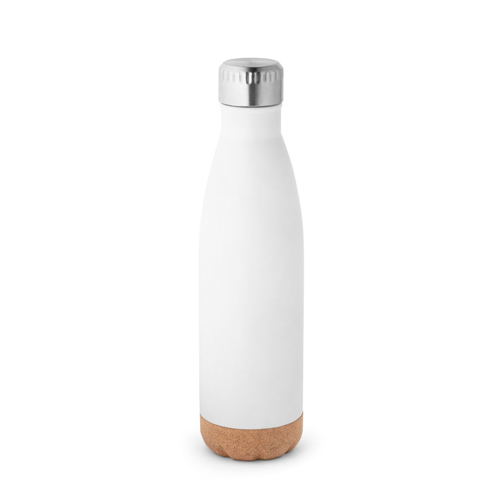 SOLBERG. Borraccia termica in acciaio inox con base in sughero 560 mL
