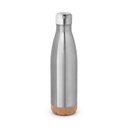SOLBERG. Borraccia termica in acciaio inox con base in sughero 560 mL