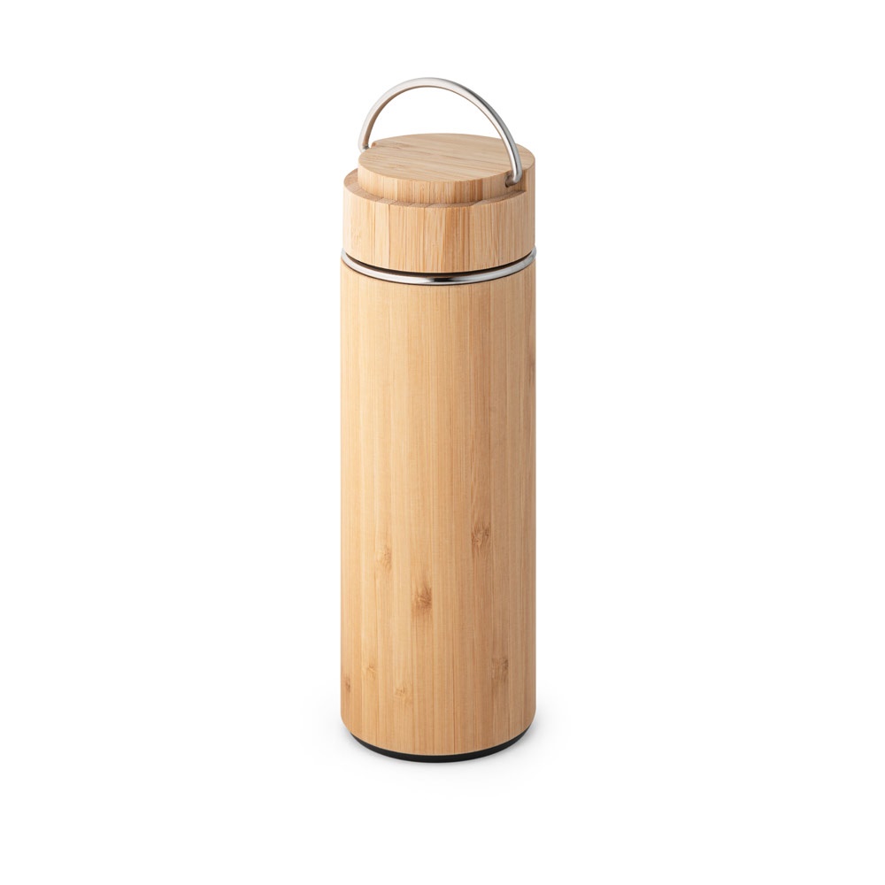 SOW. Borraccia termica in bambù e acciaio inox 440 mL