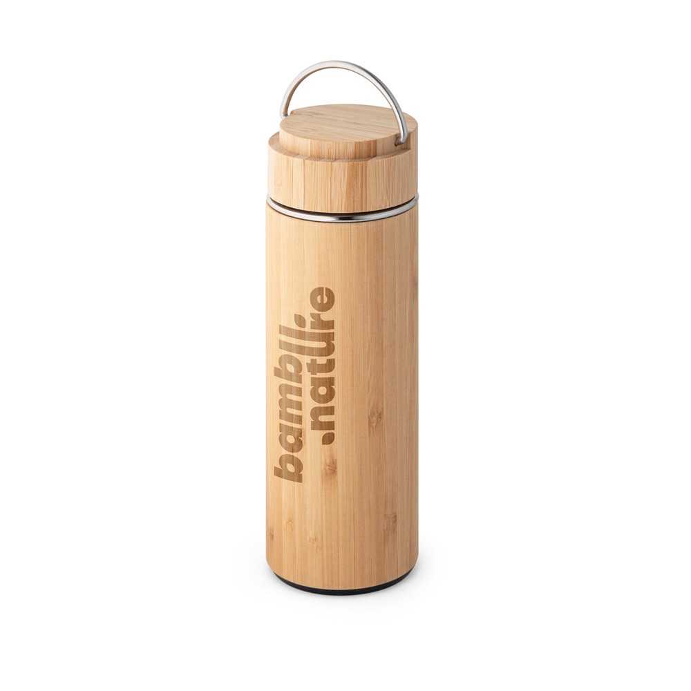 SOW. Borraccia termica in bambù e acciaio inox 440 mL