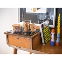 SPICE 700. Contenitore in vetro borosilicato con tappo in sughero 700 mL