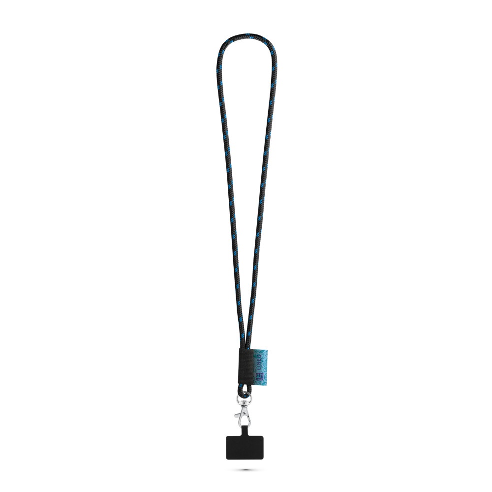 STAFFORD. SET Lanyard NAUTIC Lungo (Ø 7 mm) con moschettone a leva da 9 mm e porta cellulare