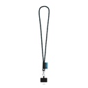 STAFFORD. SET Lanyard NAUTIC Lungo (Ø 7 mm) con moschettone a leva da 9 mm e porta cellulare