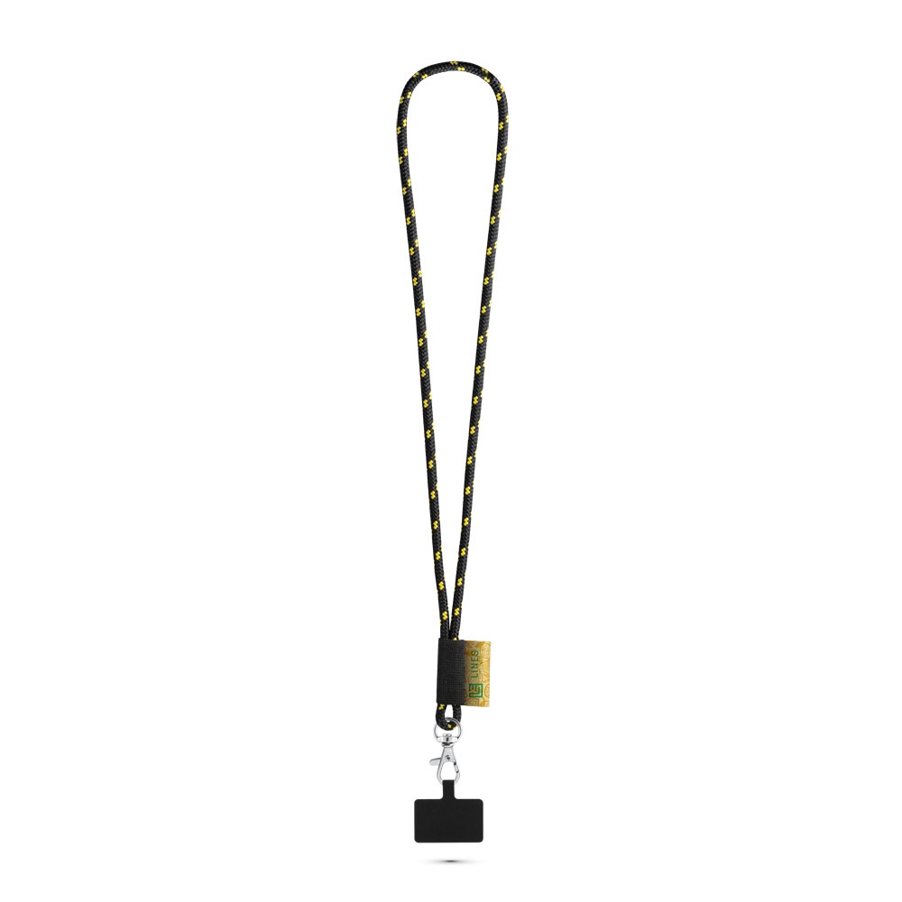 STAFFORD. SET Lanyard NAUTIC Lungo (Ø 7 mm) con moschettone a leva da 9 mm e porta cellulare