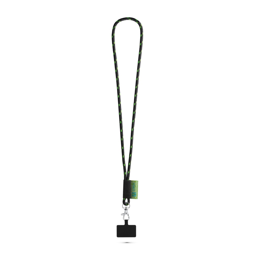 STAFFORD. SET Lanyard NAUTIC Lungo (Ø 7 mm) con moschettone a leva da 9 mm e porta cellulare